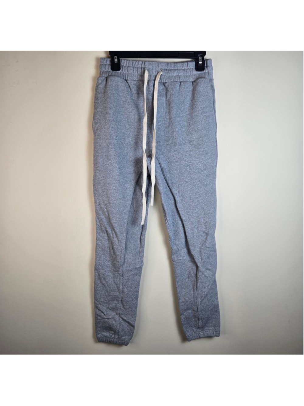 Men's CLUB PARADISE Gray Sweatpants & Joggers M with White Drawstring